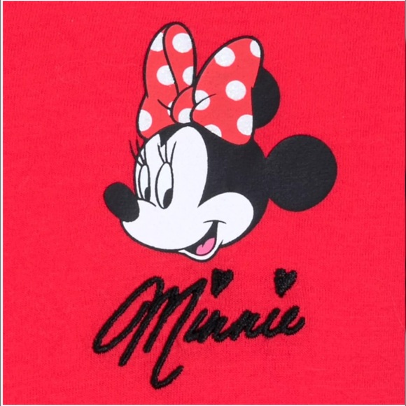 NWT Disney Minnie Mouse Red Polka Dot Tiered Dress - Picture 2 of 5